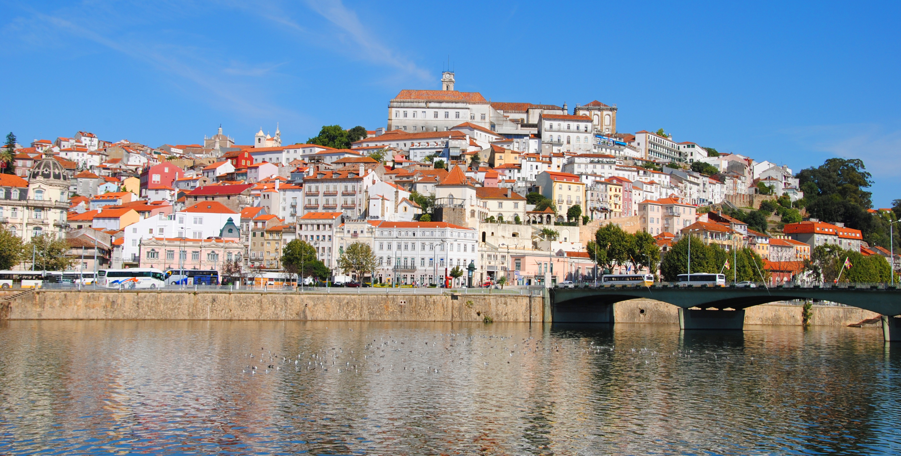 The Mosteiro de Santa Clara-a-Nova in Coimbra, the principal anchor venue of the ANOZERO Biennial of Contemporary Art across its editions.