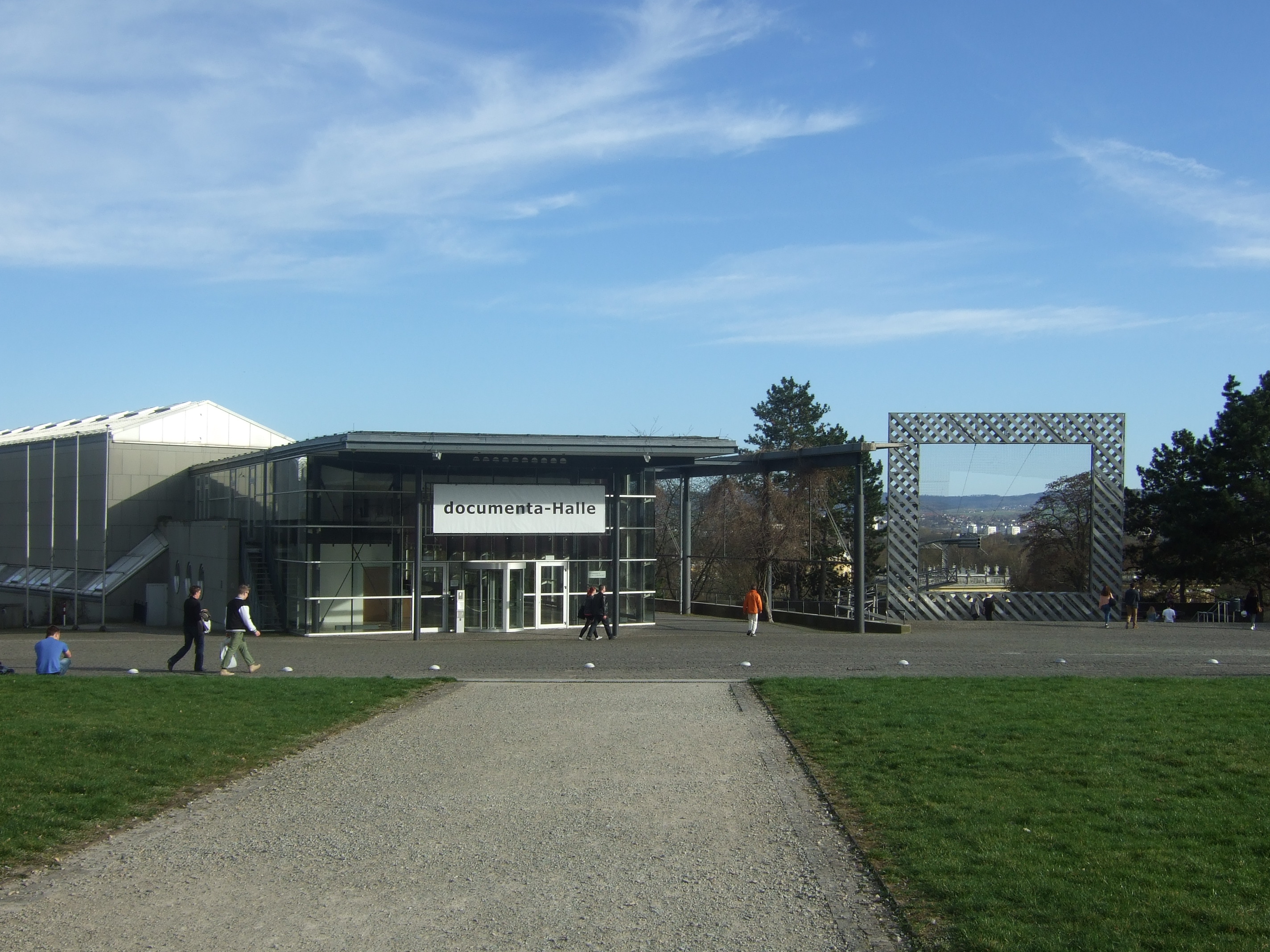 The documenta Halle in Kassel — the purpose-built exhibition hall constructed for documenta IX in 1992.