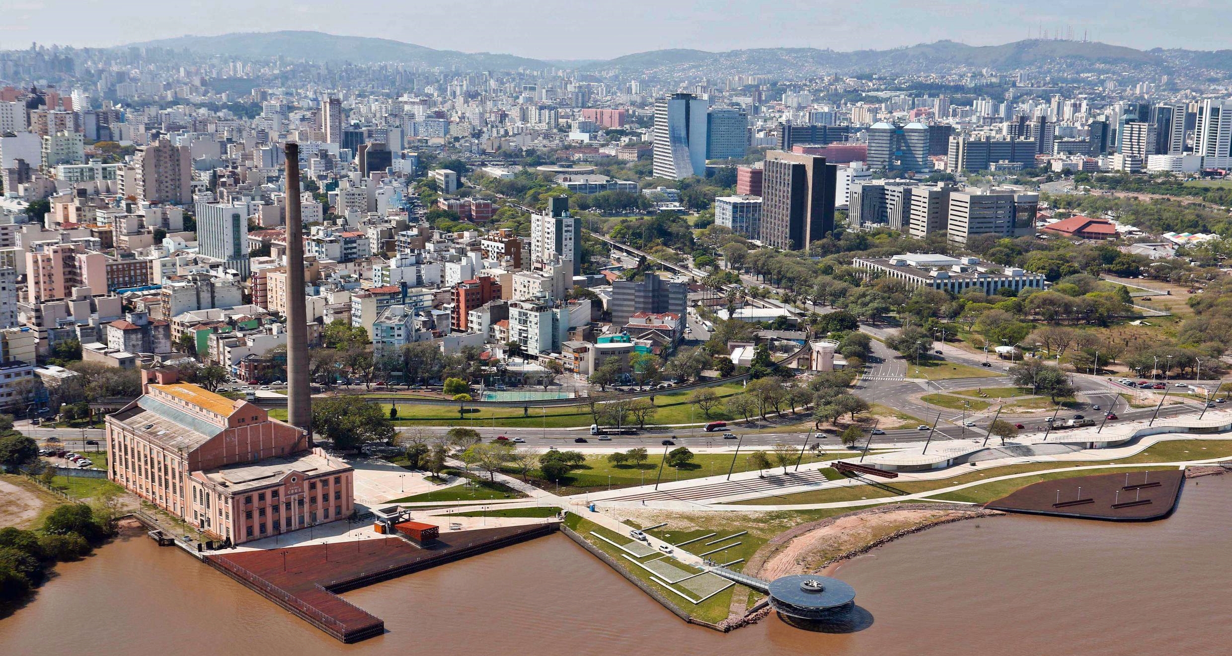 The Mercado Público in central Porto Alegre — the historic public market that has anchored the Bienal do Mercosul's continuing engagement with the Porto Alegre civic-and-cultural fabric.