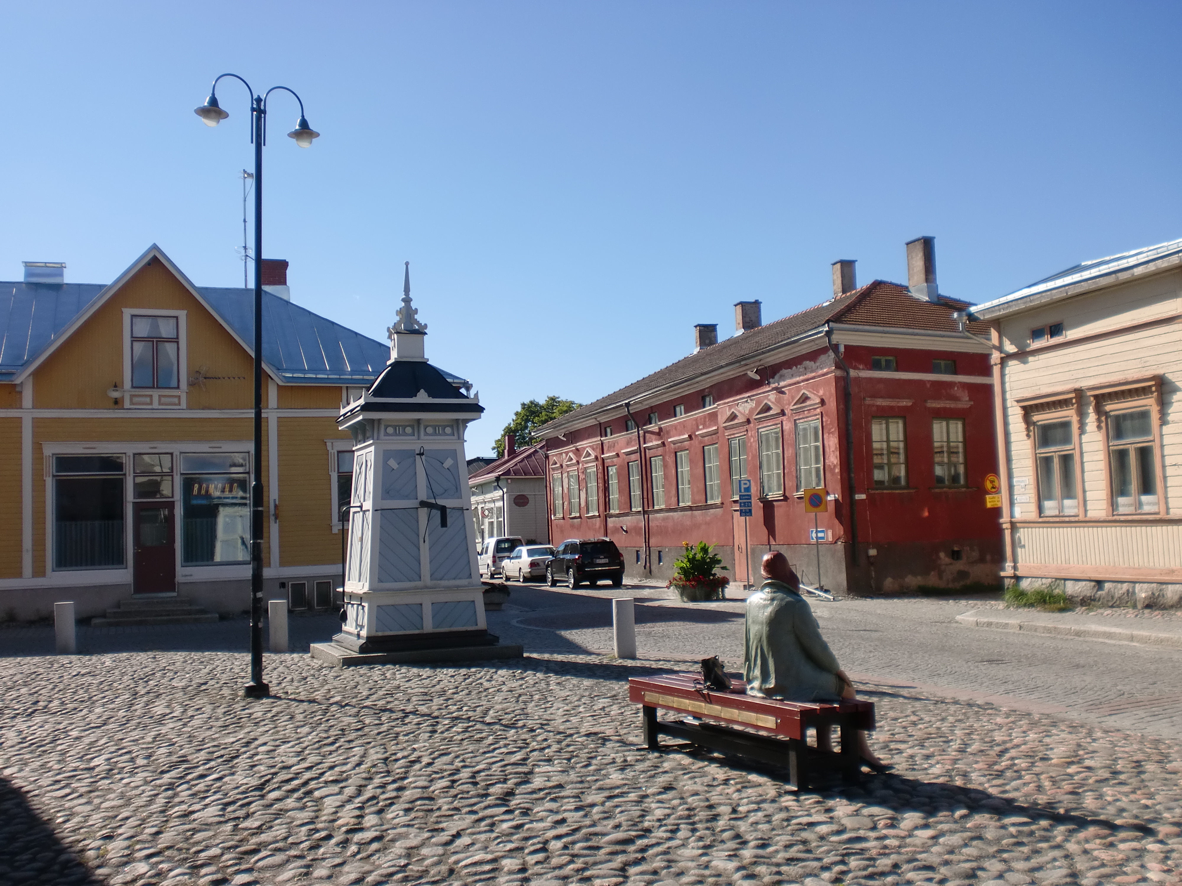 The wooden Old Town of Rauma (Vanha Rauma) — a UNESCO World Heritage site since 1991 and the largest preserved wooden town area in the Nordic countries — the urban setting of the Rauma Biennale Balticum and the Rauma Triennale.