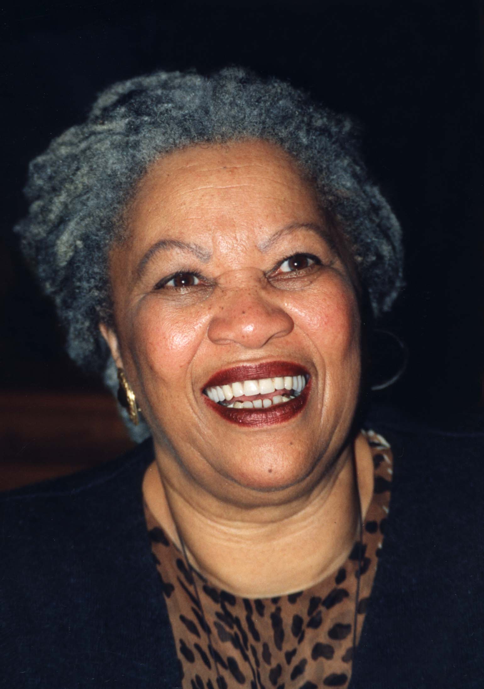 The American novelist Toni Morrison.