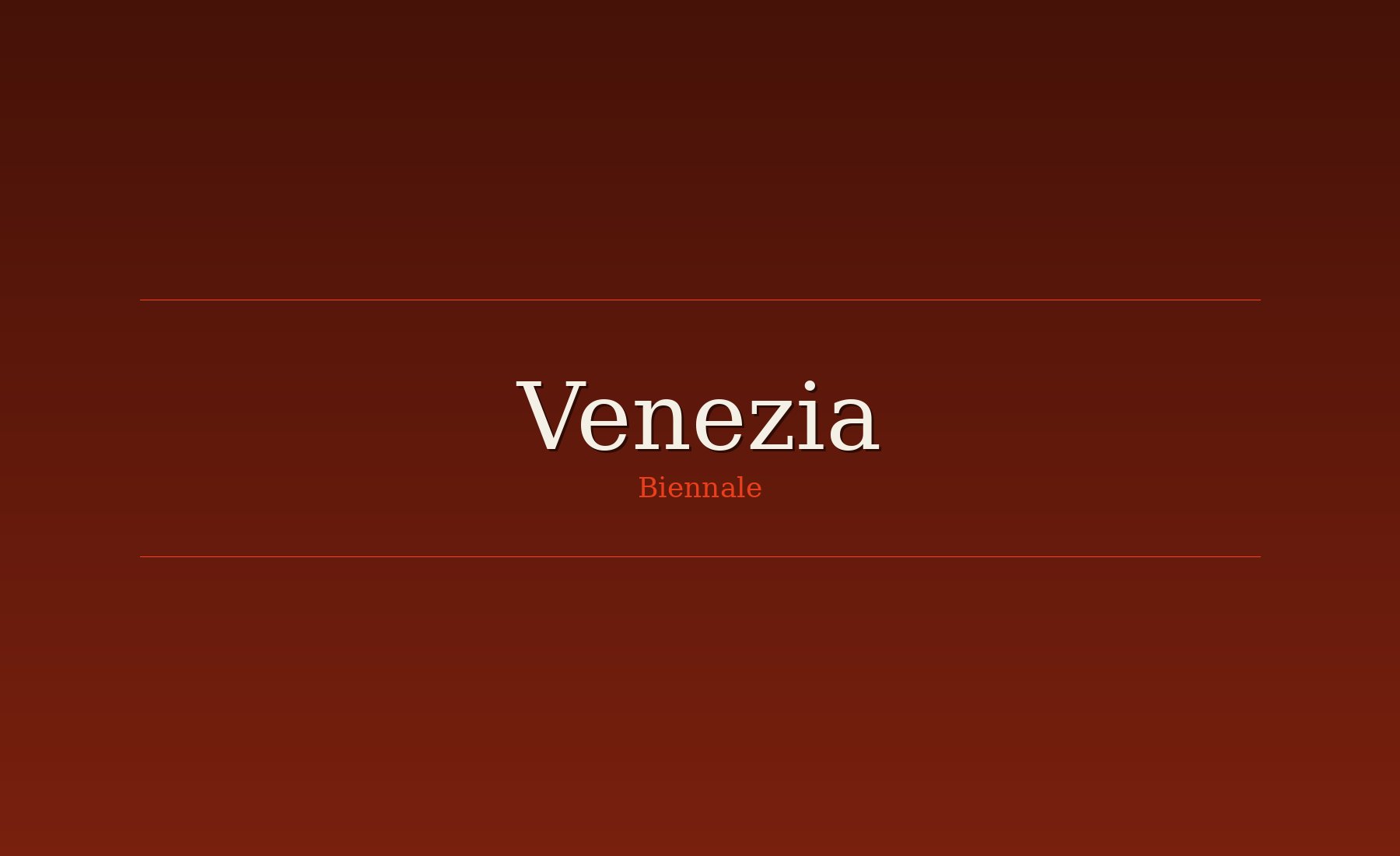 The Arsenale di Venezia — principal venue of the Venice Architecture Biennale's main exhibition since 1980.