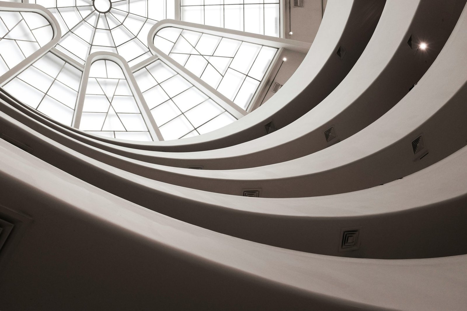 The Guggenheim rotunda and skylight